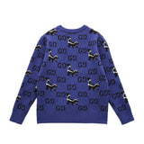 Gucci Sweater Water Tower Double G Knitted Crew Neck Sweater Long Sleeve Thickened Lazy Style Unisex Loose Knit Top Coat Versatile Casual Wear