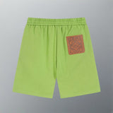 LOEWE Shorts Back Pocket Logo Embroidered Shorts Knee-Length Shorts25ss New Heavy Drawstring American Style Casual Summer Pants5Two-in-One Casual Sweatpants for Men and Women, Pure Cotton Joggers