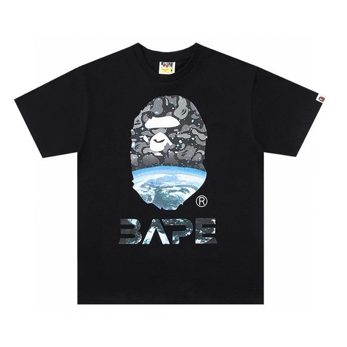 Bape T-shirt Top Version Classic Camouflage Printed Short Sleeve T T-shirt Cotton Loose round Neck Half Sleeve Shirt