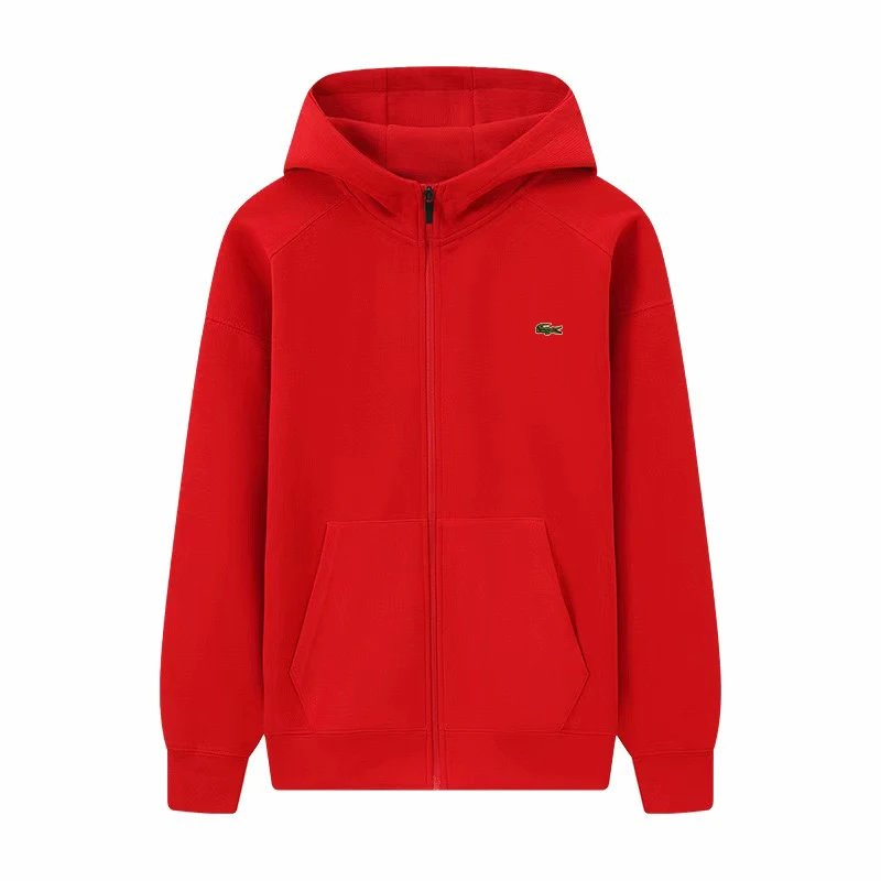 Lacoste Hoodie Autumn and Winter Leisure Fashion Hooded Sweatshirt（P-0049）