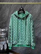 Chrome Hearts Hoodie Cross Hooded Sweater Loose Men's and Women's Zipper Hoodie