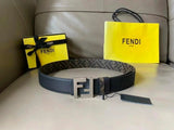 FENDI Belt Top version In Stock High Quality Genuine Leather New Men's Belt Fashion All-Match Casual Monster Belt Pant Belt Unisex