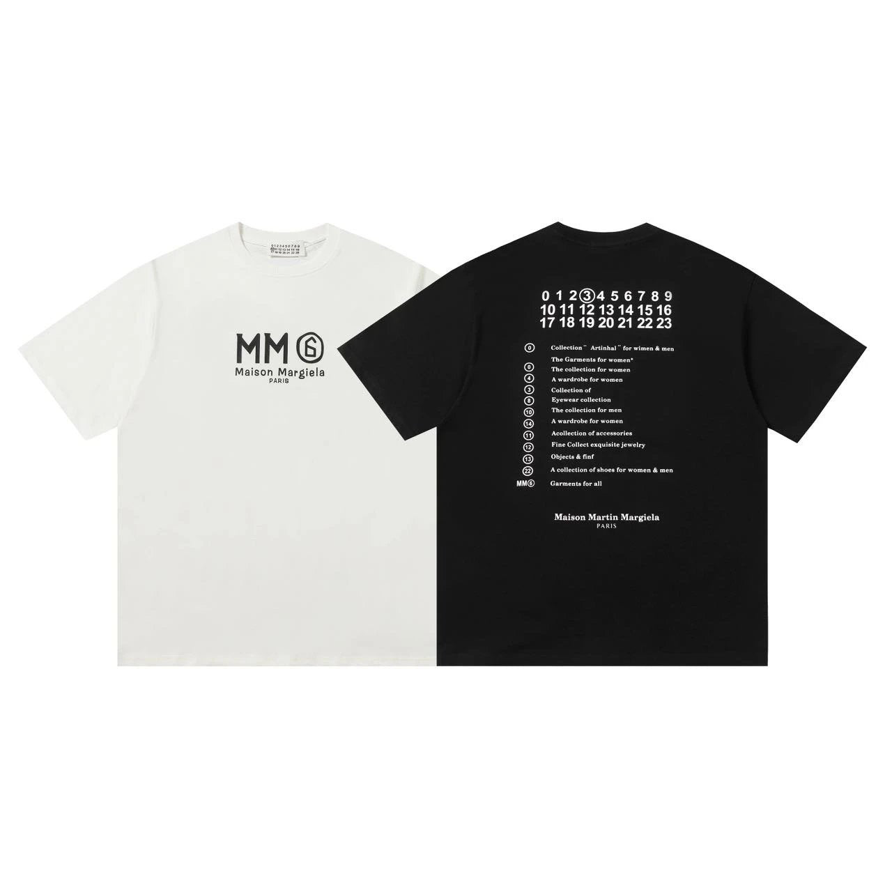 Maison Margiela T-shirt Digital Dot Matrix Printing Large logo round Neck Short Sleeve25ss New Pure Cotton Unisex Style T T-shirt OS Loose Fit Base Shirt G Home Top Half Sleeve T-Shirt