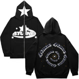 Trapstar Hoodie New American Style Trend Zipper Sweater Coat-SQ002