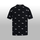 Gucci T-shirt Full-body Hand-painted Brand logo round Neck Short Sleeve25ss New Pure Cotton Unisex Style T Casual T-Shirt Base Layer Shirt OS Loose Fit Half Sleeve Top Plus Size