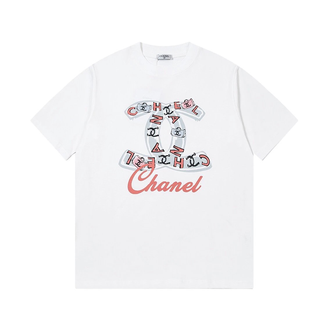 Chanel T-shirt Short Sleeve T T-shirt24ss New Printed round Neck T T-shirt Short Sleeve
Pure Cotton Fabric Washing Water，Soft and Delicate。Exquisite Workmanship，The Thickness Is Moderate, and the Cylinder Is Elegant and Elegant.。Same Style for Men and Wom