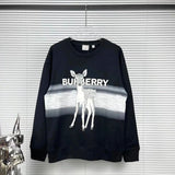 Burberry Hoodie New Autumn Versatile round Neck Sweater BY