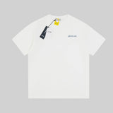 Dior T-shirt 3D Embroidered Letter on Chest logo round Neck Short Sleeve25ss New Pure Cotton Unisex Style T T-shirt OS Loose Fit Base Shirt Half Sleeve T-Shirt Top Half Sleeve