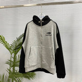 Balenciaga Hoodie Zipper Hoodie Unisex Winter Thickened Sports Casual Loose Fit Versatile Sweatshirt