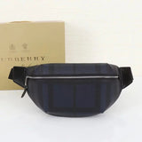 Burberry Women's Bag Top version Version Men's and Women's Bags80101441Black Medium Logo Letter logo Unisex Waist Bag Men's Crossbody Chest Bag Backpack Shoulder Bag Original Single Famous Brand Bag