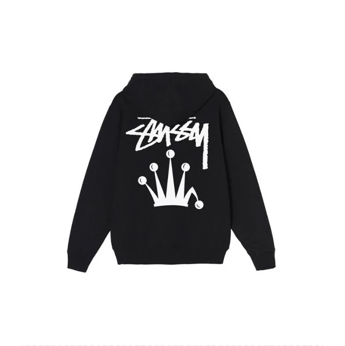 Stussy Hoodie Top Version Stuart Parade Hooded Pullover Fashion Loose Hoodie