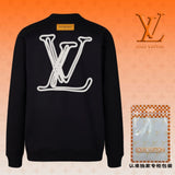 Louis Vuitton LV Hoodie Large back logo Runway Style Crewneck Sweatshirt Long Sleeve Base Shirt Jacket Top Fashion Unisex Sports Casual OS Loose Fit Versatile New Autumn Winter Collection