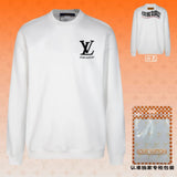 Louis Vuitton LV Hoodie Blurred back logo Round Neck Sweatshirt Long Sleeve Base Shirt Jacket Top Fashion Unisex Sports Casual OS Loose Fit Versatile New Autumn Winter Collection