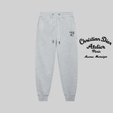 Dior Sweatpants Slim Fit Line Logo Logo Jogger Sweatpants Unisex Winter New Long Pants