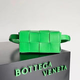 Bottega Veneta Women's Bag Top version 【Level Surrogate Shopping】New Men's Waist Bag Chest Bag Small Bag Mobile Phone Bag thebeltcassette Small Square Bag Plaid Waist Bag Chest Bag Rubik's Cube Bag8Plaid Waist Bag Men's and Women's Bags Crossbody Bag Oil