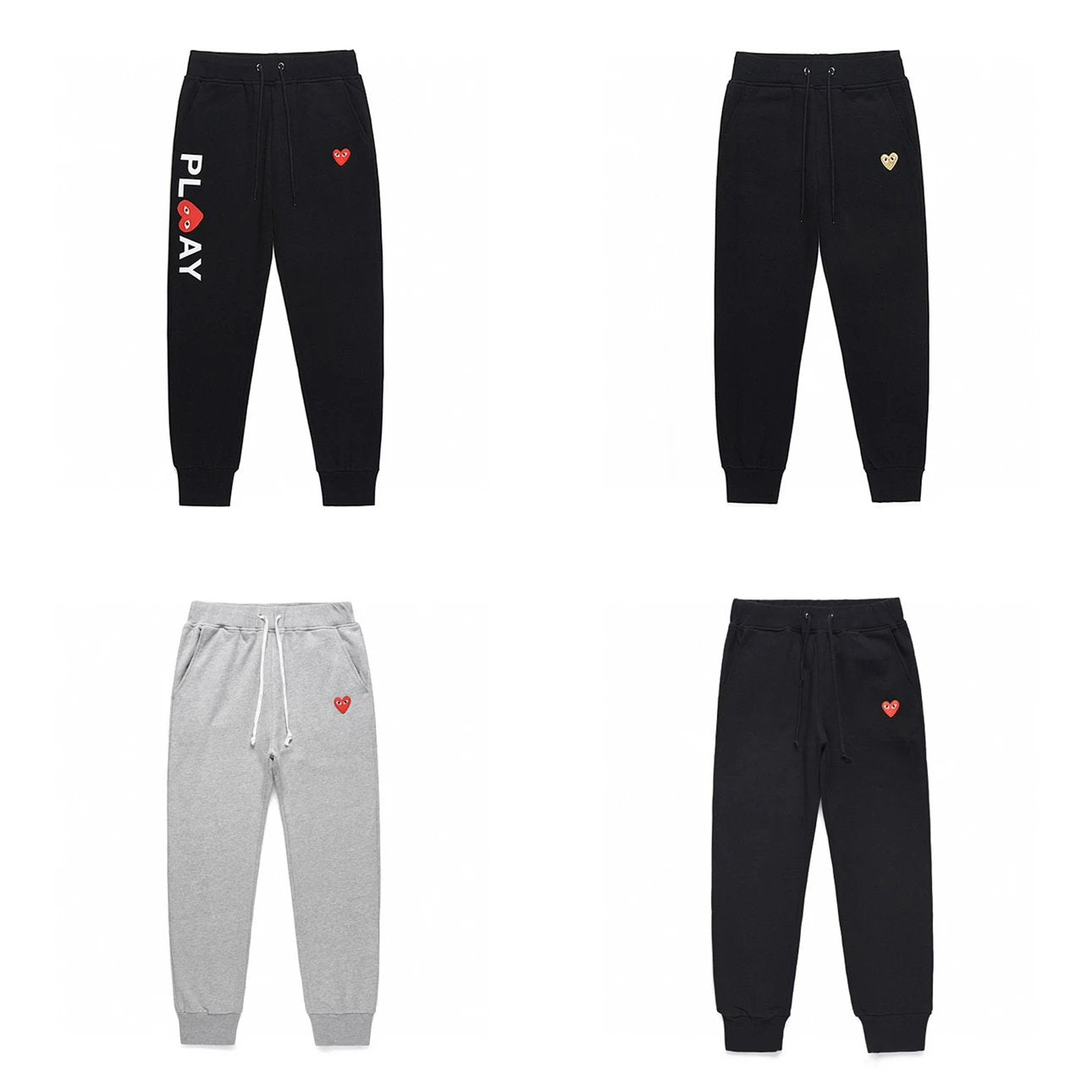 Rei Kawakubo Sweatpants Top Version Counter Same Style Cotton Sweat Pants Same Style for Men and Women Loose Fashion Brand2024Versatile Casual Pants Sports Trousers