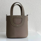 Hermes women's bag Top version Picotin18cm Pig Nose Bucket Bag Handmade TC Women's Leather Handbag