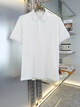 Burberry T-shirt Chest Ring Letter Pattern logo Embroidery POLO Shirt Lapel Short Sleeve25ss New Unisex Commuter Short Sleeve Summer Loose Fit T Business Shirt Plus Size T-Shirt