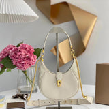 BVLGARI Bag Top version 【Original Leather】2022Spring and Summer New Women's Bag BVLGARI”Crossbody Bag Underarm Bag Blue Brand New SERPENTIELLIPSE Series hobo Bag Small Size Crossbody Bag Shoulder Bag Handbag Underarm Bag Cattle Leather Bag