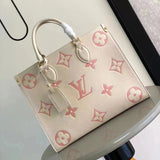 Louis Vuitton LV Women's Bag Top version Tote Original Leather Tote Bag New Milk White Strawberry Series Shopping Bag Tote Bag Pillow Bag Three-in-One Full Leather Shoulder Bag Messenger Bag Handbag Clutch Women's Bag