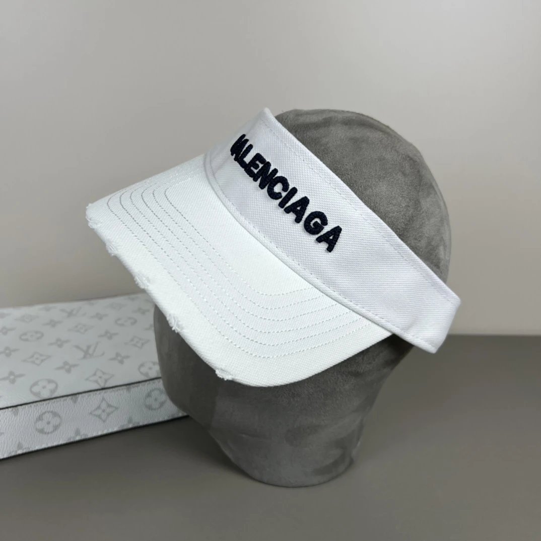 Balenciaga Hat Letters logo Baseball Cap Sunshade Sun Protection Duckbill Cap Slimming Face Curved Brim Versatile Large Head Circumference Sports Hat Unisex Couple Style