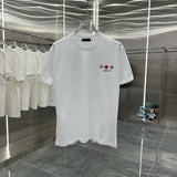 Louis Vuitton LV T-shirt Back Graffiti Colorful Print logo round Neck Short Sleeve25ss New pure cotton T Unisex T-Shirt OS Loose Fit Base Shirt Top Half Sleeve T-Shirt