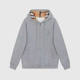 Burberry Hoodie Classic B Letter Embroidery Logo Hooded Long Sleeve Coat Women Sweater Men