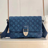 Louis Vuitton LV Men's Bag Top version 【Inspection-Free Version】Original Leather2022New M21358Archy Medium Men's Messenger Bag Men's Messenger Bag Shoulder Messenger Bag M21371ToteJourney Series Handbag Briefcase Shoulder Bag Messenger Bag Lawyer Informat