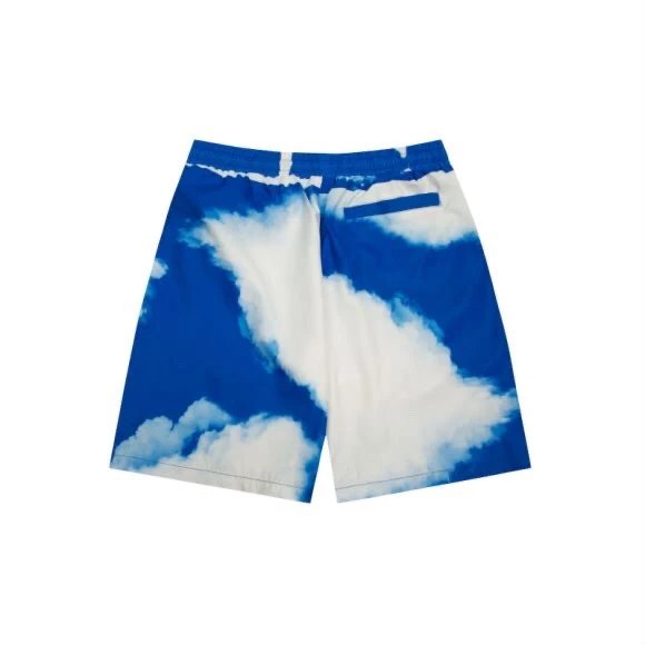 Louis Vuitton LV Shorts Blue and White logo Color Block Gradient Beach Shorts Five-Point Shorts os Loose Quick-Dry Unisex Casual Trendy Brand Big Shorts25ss New Product5Pants