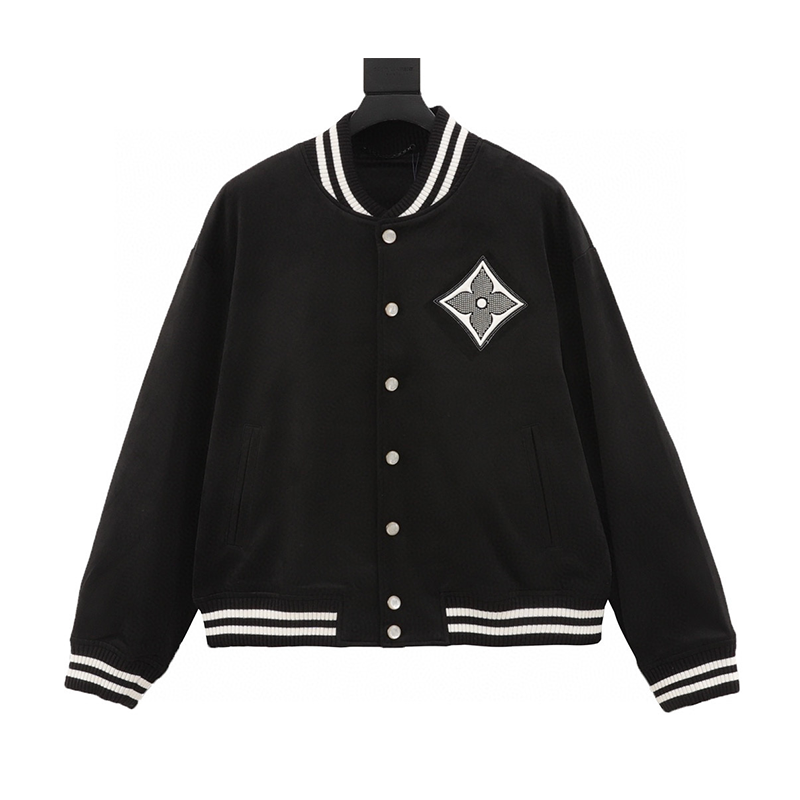 Louis Vuitton LV Jackets Suede Boxer Baseball Uniform for Men and Women