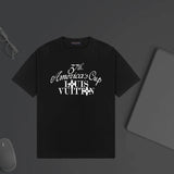 Louis Vuitton LV T-shirt Unique Letter Print on Chest logo round Neck Short Sleeve25ss New pure cotton T Unisex T-Shirt OS Drop Shoulder Loose Fit Base Shirt Top T-Shirt Short Sleeve