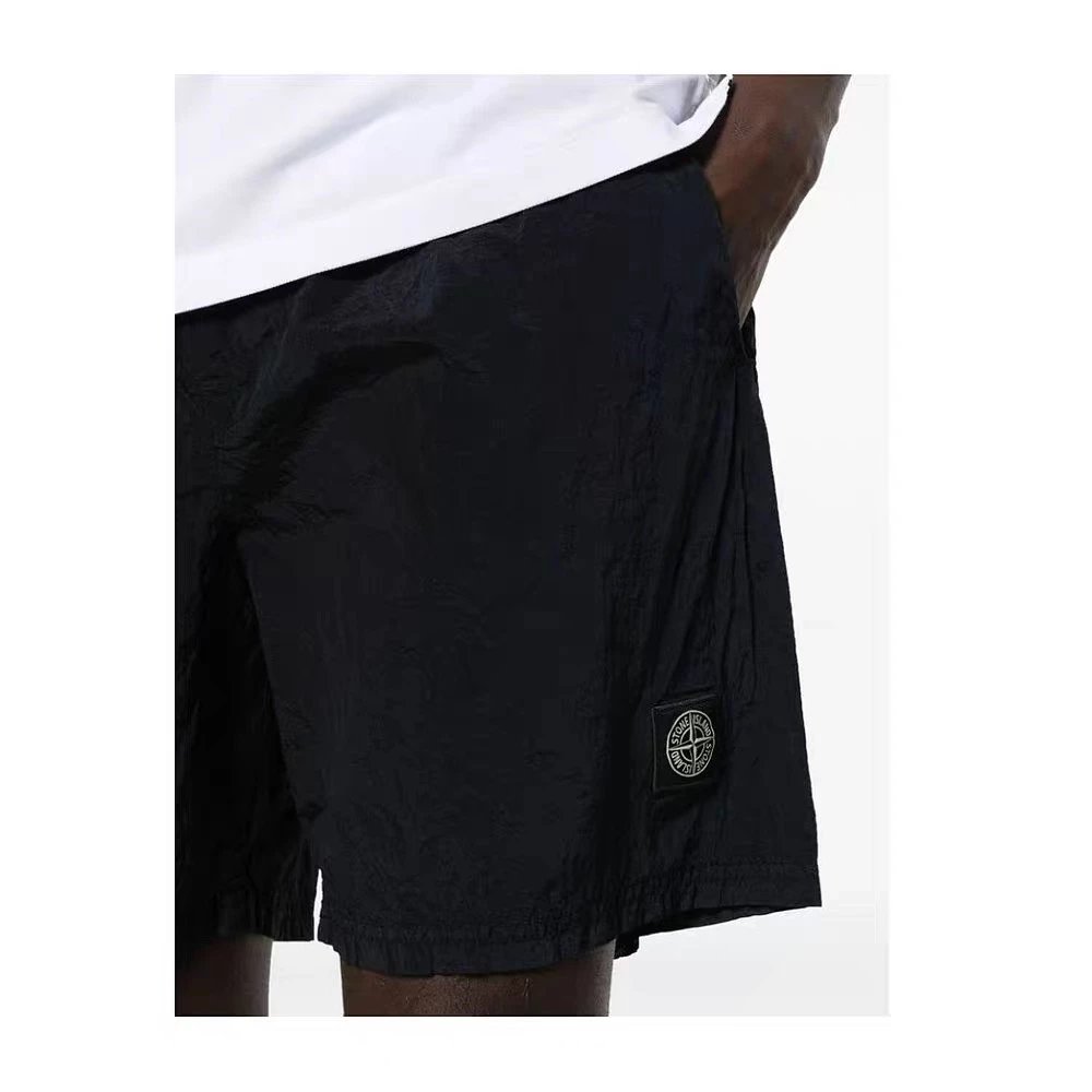 Stone Island Shorts Top Version19ss Summer Metal Nylon Sports Casual Pants Straight Loose Shorts