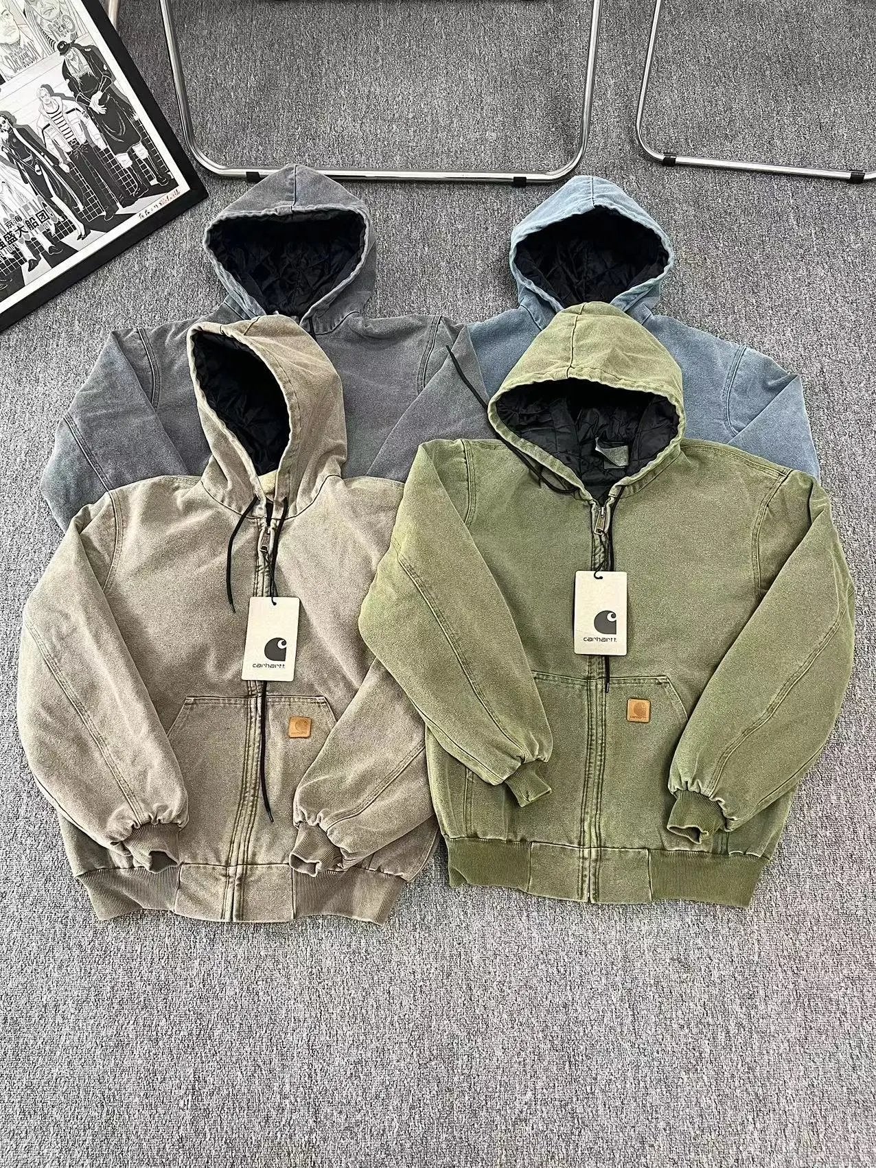 Carhartt Jackets Coats Distressed Coat C3-ASHP-001