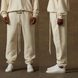 ESSENTIALS Sweatpants Top Version Double Line Lettered Casual Trendy Sweatpants Trousers