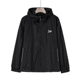 Dior Jackets Classic Embroidery logo Letter Hooded Jacket Unisex Autumn Winter New Sports Casual Loose Fit Versatile