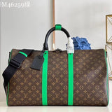 Louis Vuitton LV Travel Bag Top version Surrogate Shopping Edition M46259Green M46257Purple Keepall Travel Bag50cm Travel Bag Luggage Bag Business Travel Bag Handbag Large Capacity Bag Men's and Women's Bags Crossbody Travel Bag