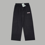 Balenciaga Sweatpants Matching Jacket with Cola Embroidery Fleece Cotton Jacket Set Casual Loose Versatile Straight Pants Sweatpants Thickened Warm Sports Pants Unisex Long Pants24ss Autumn and Winter New Products