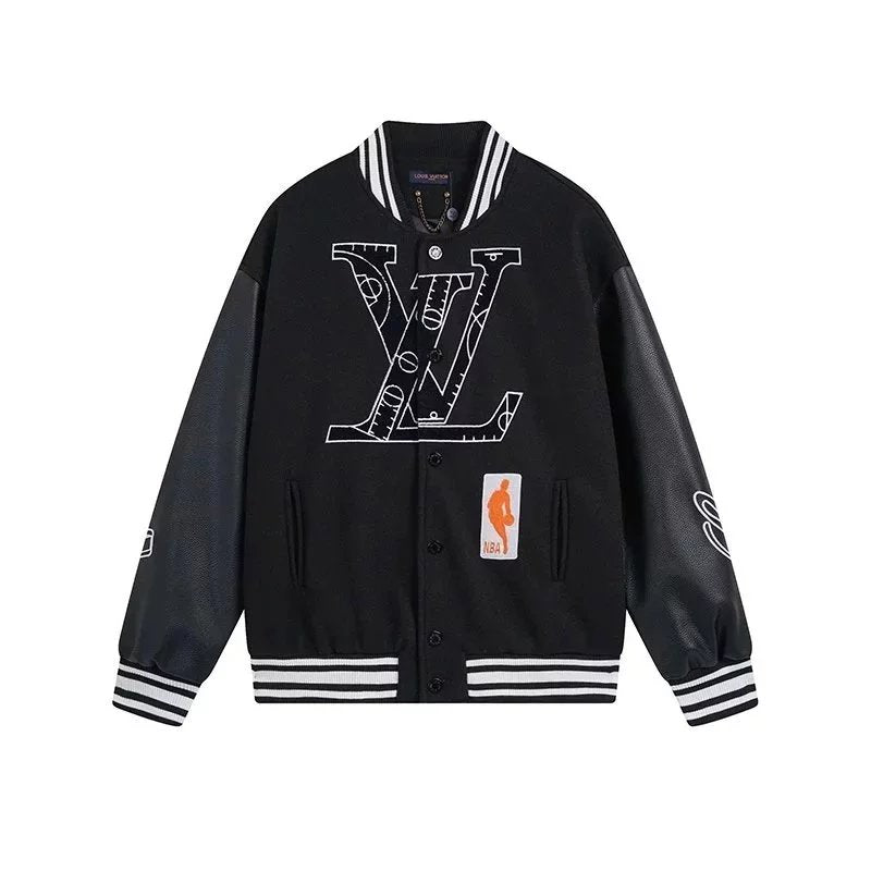 Louis Vuitton LV Jackets Fashion Brand Baseball Uniform1-9