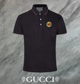 Gucci T-shirt 3D Brand Pattern on the Chest logoPOLO Shirt Lapel Short Sleeve25ss New Unisex Summer Short Sleeve OS Loose T Business Half Sleeve Shirt Plus Size T-Shirt