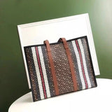 Burberry Women's Bag Top version 【Level Surrogate Shopping】Latest Italian Original Tote Bag Shopping Bag Original Single Handbag Clutch Shoulder Messenger Bag Women's Bag