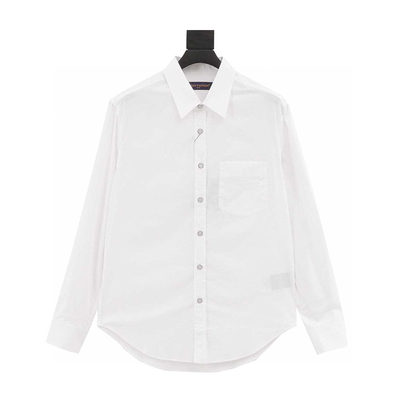 Louis Vuitton LV Shirt Embroidered Long-Sleeved Shirt for Men and Women