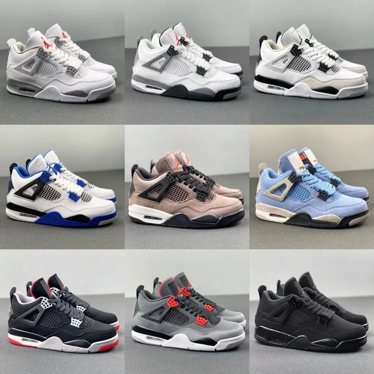 Air Jordan 4 shoes New Sports Shoes Men's and Women's Casual Shoes Basketball Shoes