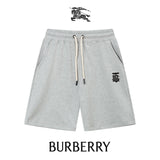 Burberry Shorts B Letter Embroidery logo Five-point Shorts25ss New Drawstring Casual Summer Pants5Two-in-One Casual Sweatpants for Men and Women, Pure Cotton Joggers