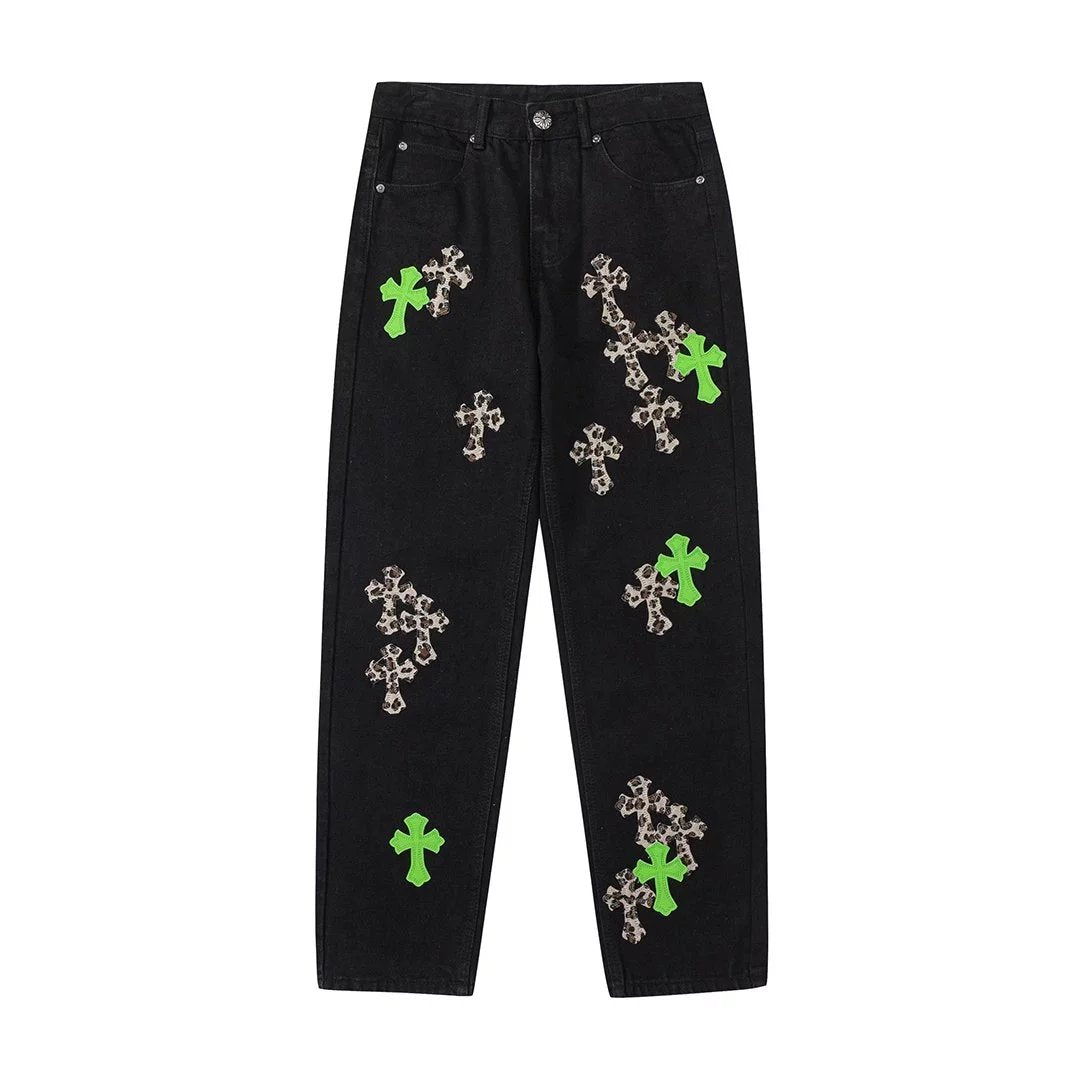 Chrome Hearts Jeans New Fashion All-Match Jeans