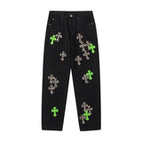 Chrome Hearts Jeans New Fashion All-Match Jeans