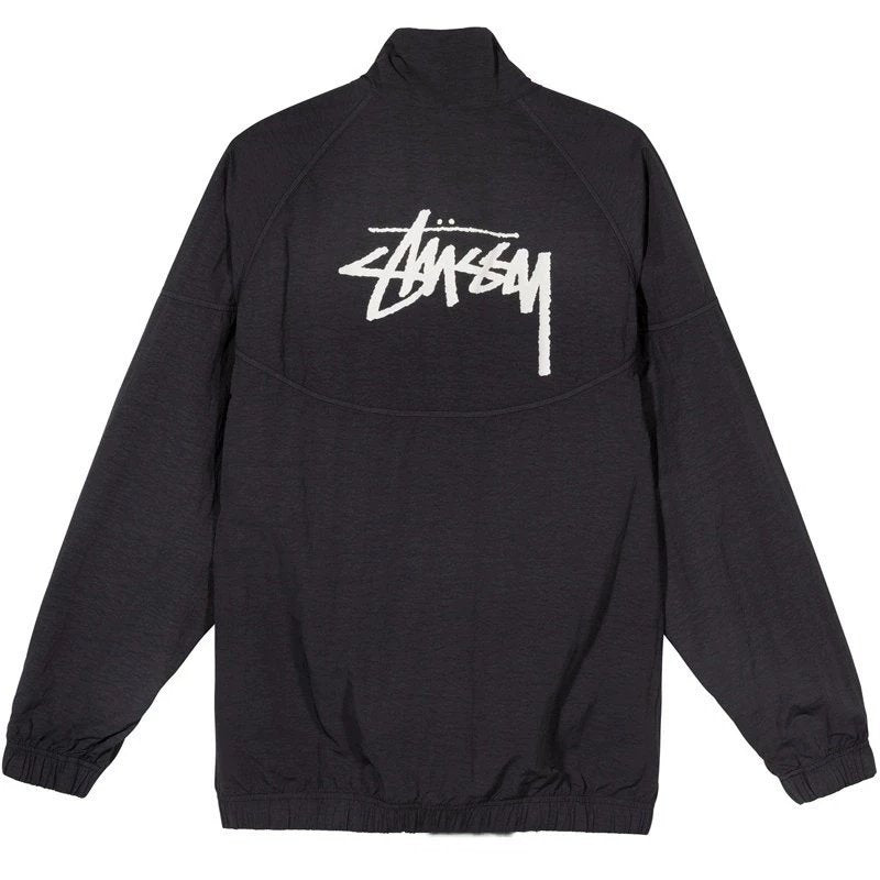 Stussy Jackets Top Version New Joint Half Zipper Outdoor Sports Woven Quick-Drying Sun Protection Leisure Coat Jacket