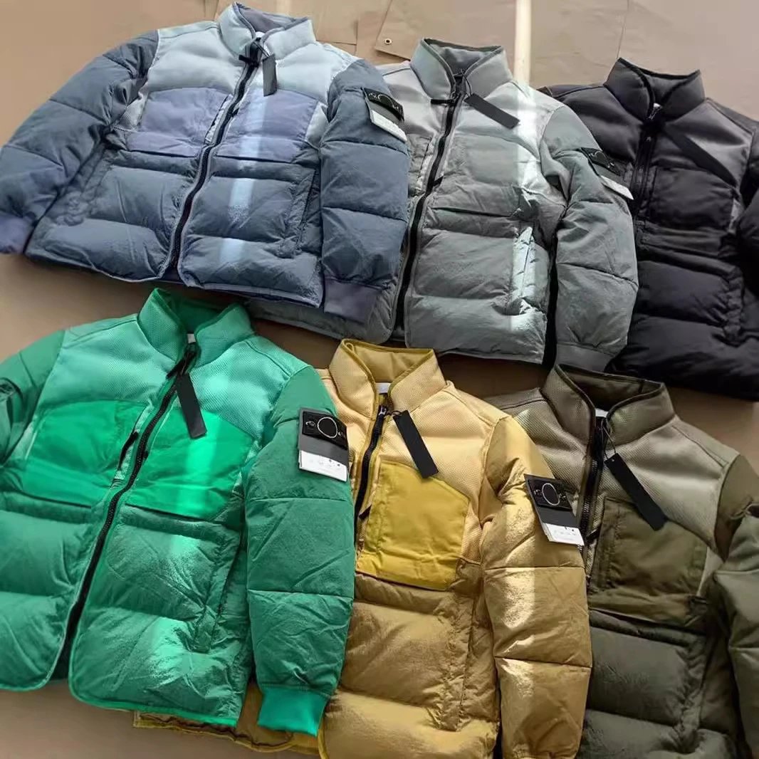 Stone Island Down Jacket/Vest Zipper Anti-Moisture Windproof Bread Suit Couple Sports Easy Matching Coat