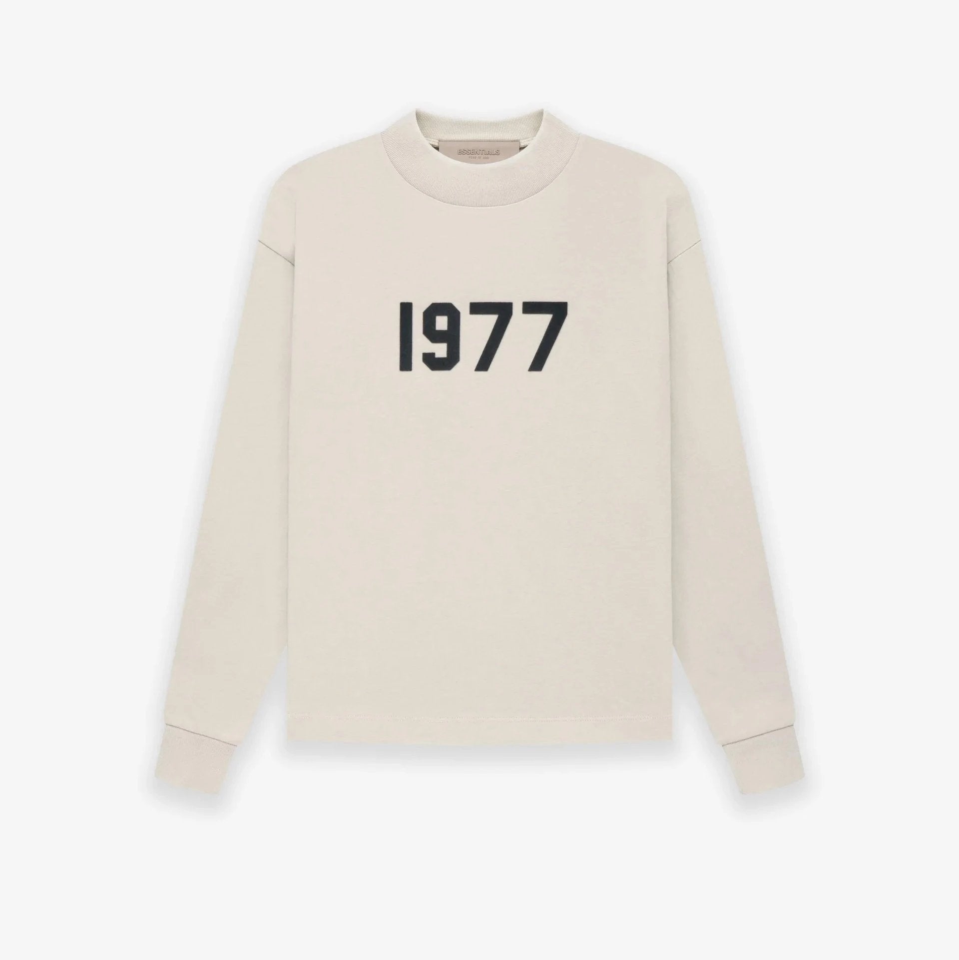 ESSENTIALS Hoodie Top Version1977Counter Same Style Pure Cotton Summer Men's and Women's Same Fashion Loose All-Matching2024New Long Sleeve T T-shirt
