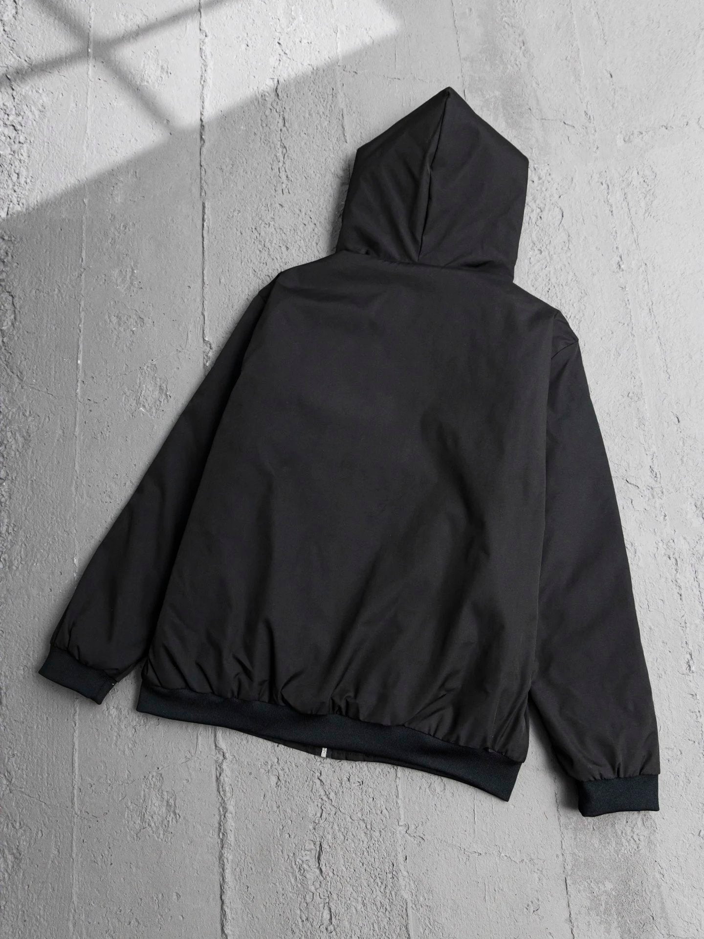 PRADA Jackets Chest Triangle Badge Rivet Hat Zipper Hooded Padded Jacket Casual Loose Versatile Thickened Warm Cotton Coat Jacket Os Version24ss Autumn and Winter New Unisex Style