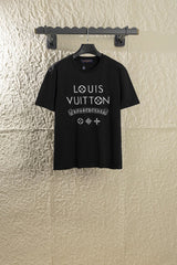 Chrome Hearts T-shirt Brand Embroidery on the Chest logo round Neck Short Sleeve25ss New Pure Cotton Unisex Style T T-shirt OS Loose Fit Base Shirt Half Sleeve T-Shirt Top Half Sleeve